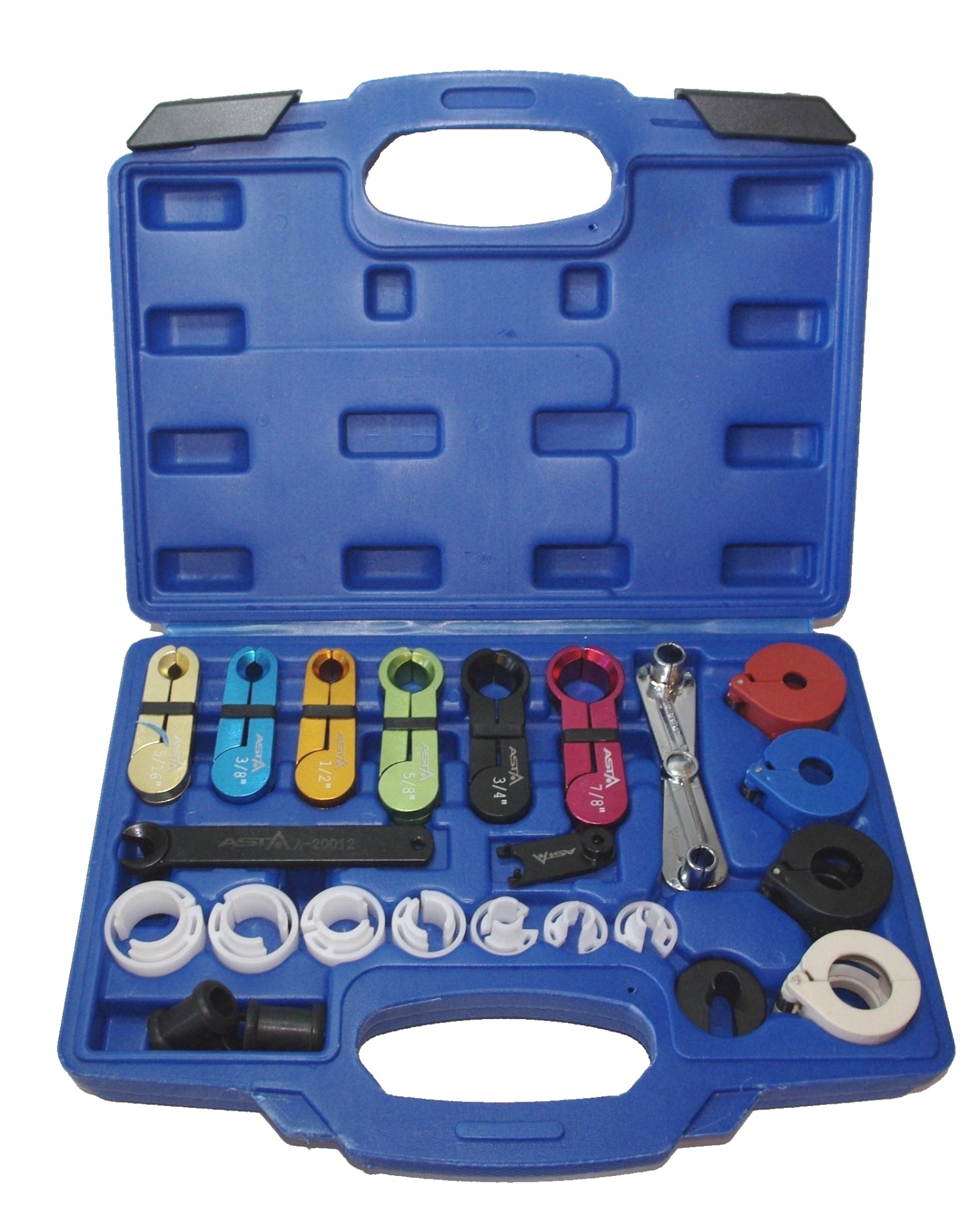ASTA A-20012 Leitungsverbinder Demontagesatz inkl. Spring Lock Öffner 22 teilig mit Koffer