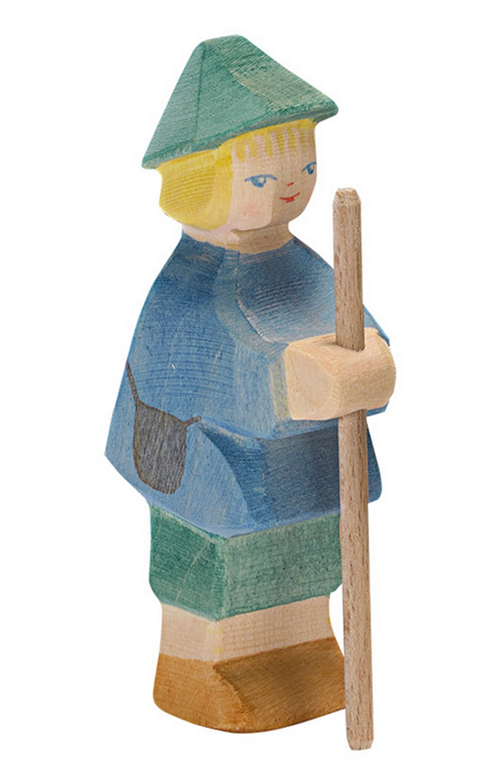 OSTHEIMER 10032 Hirtenbüblein aus Holz Höhe 10cm Familie & Bauernhof