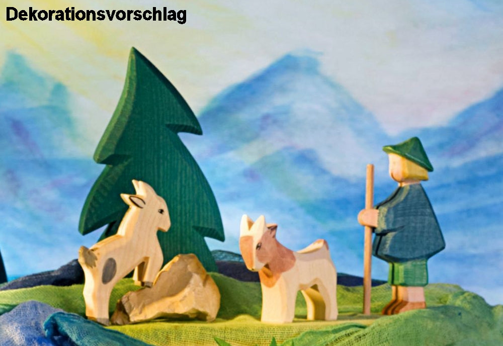 OSTHEIMER 10032 Hirtenbüblein aus Holz Höhe 10cm Familie & Bauernhof