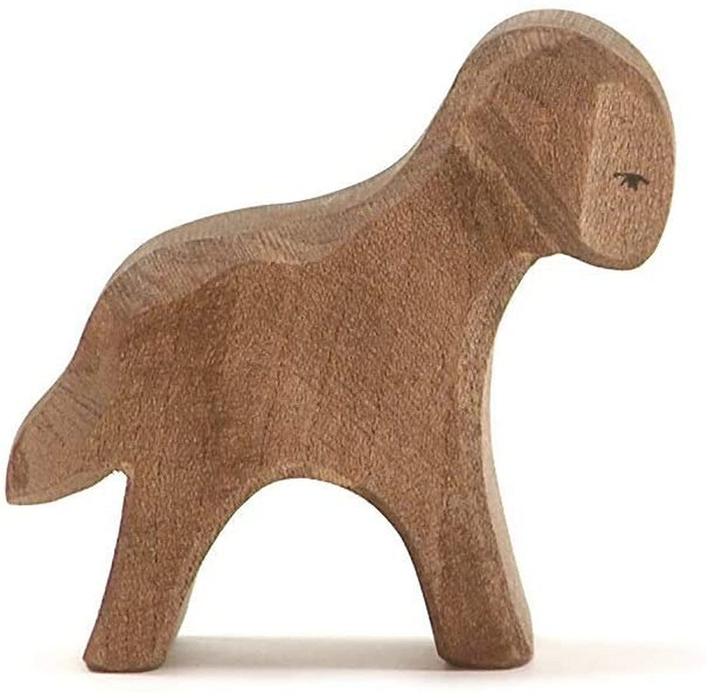 OSTHEIMER 11655 Lamm stehend braun aus Holz Höhe 6cm Familie & Bauernhof