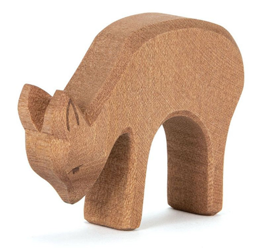 OSTHEIMER 15303 Reh fressend aus Holz Höhe 6,0cm Tiere in Wald & Flur