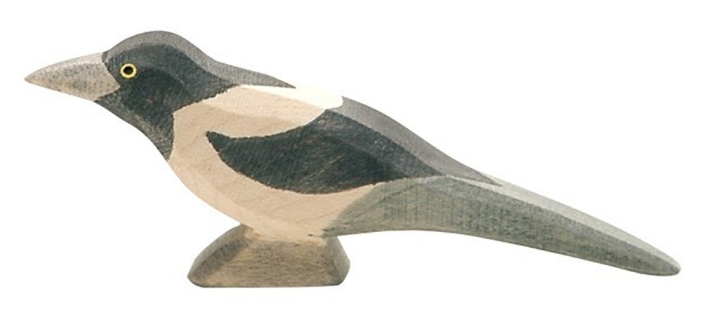 OSTHEIMER 16809 Elster aus Holz Höhe 3,5cm Tiere in Wald & Flur