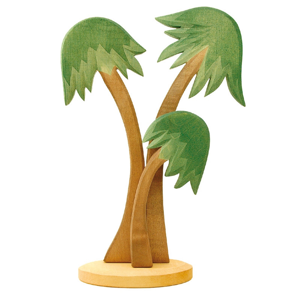 OSTHEIMER 3100 Palmengruppe mit Stütze aus Holz Höhe 42cm Weihnachten Krippenfiguren