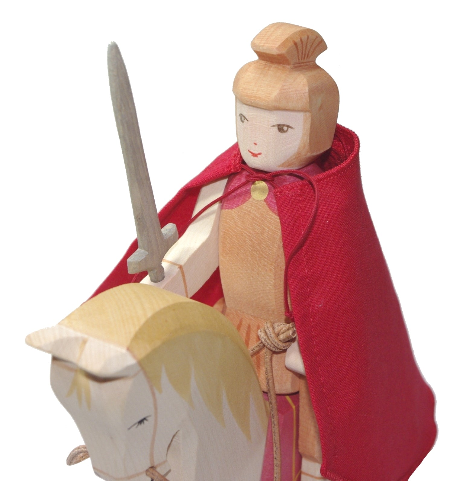 OSTHEIMER 37910 St. Martin mit Pferd und Bettler in Holzkiste 3 teilig Jahresfeste