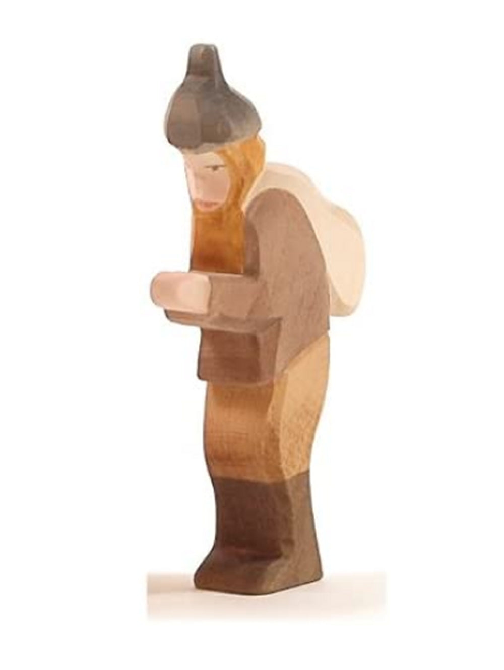 OSTHEIMER 38005 Knecht Ruprecht aus Holz Höhe 17cm Jahresfeste Nikolaus