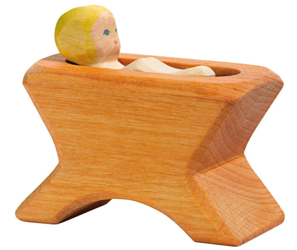 OSTHEIMER 4040 Set Heilige Familie 5 Figuren aus Holz Serie Classic Weihnachten Weihnachtskrippe