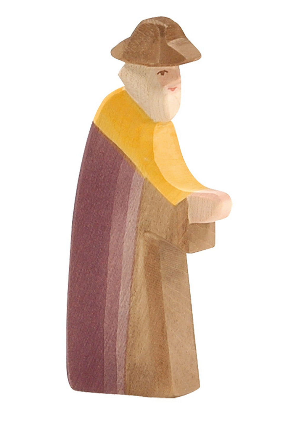 OSTHEIMER 4120 Josef wandernd aus Holz Höhe 16cm Weihnachten Krippenfiguren