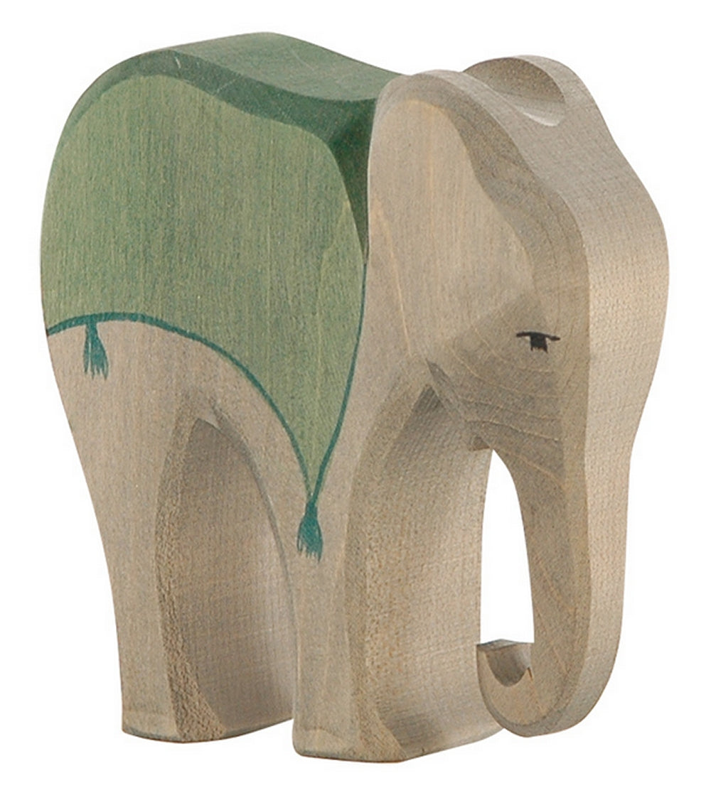 OSTHEIMER 41912 Elefant (Sattel) aus Holz Höhe 14cm Weihnachten Krippenfiguren