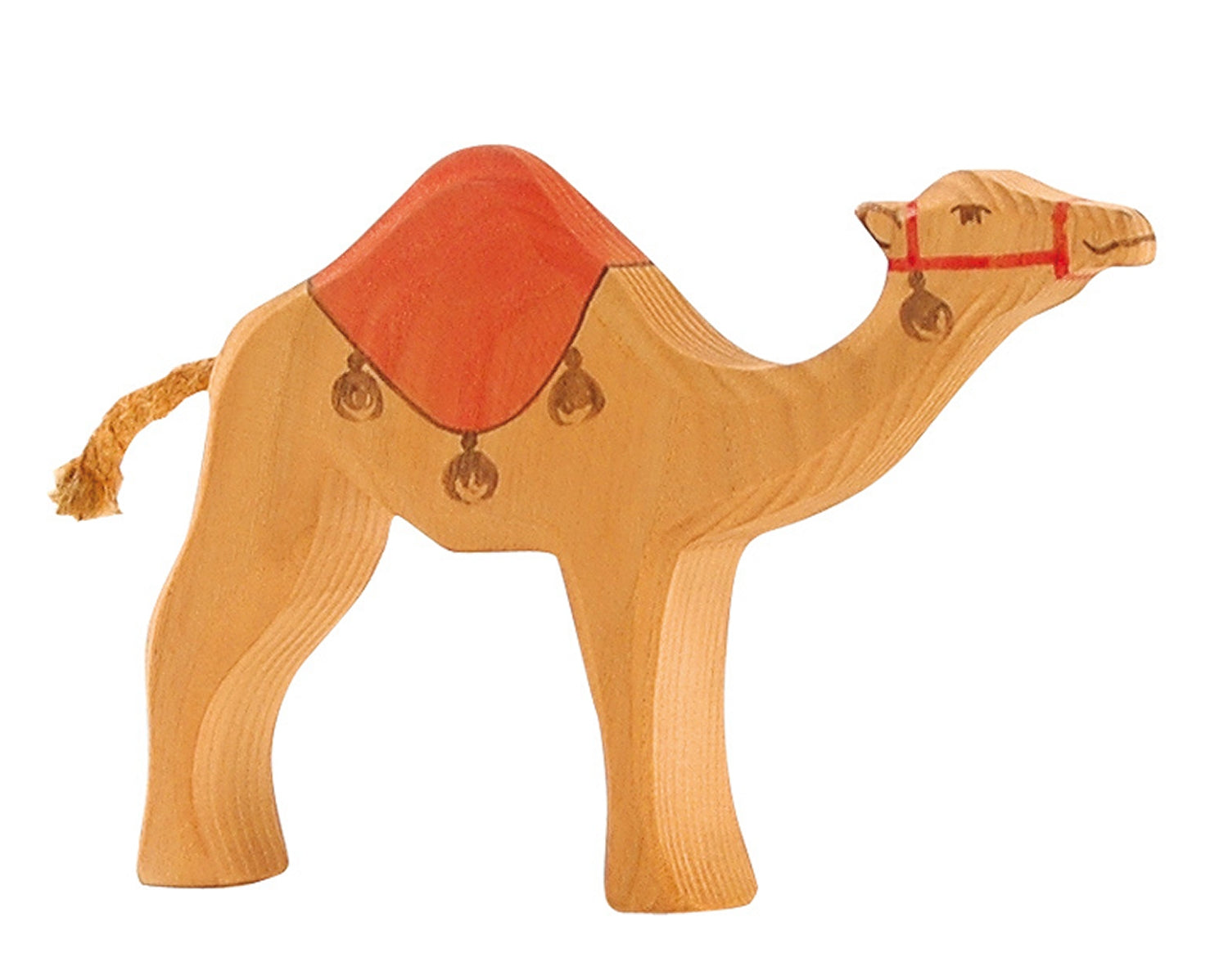OSTHEIMER 41913 Dromedar (Sattel) aus Holz Höhe 12cm Weihnachten Krippenfiguren
