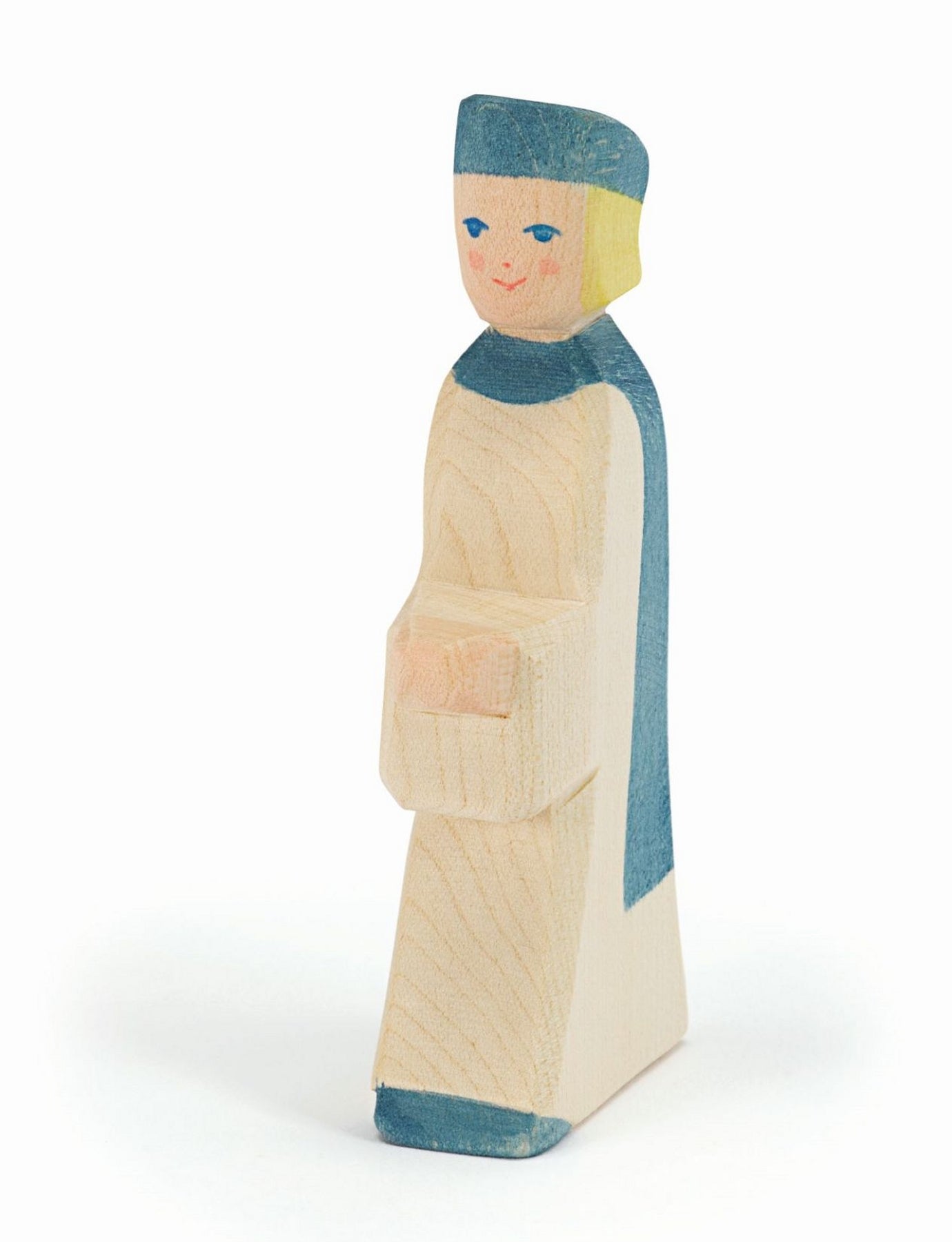 Ostheimer 42187 Sternsinger blau aus Holz Höhe 12,5cm Weihnachten Krippenfiguren