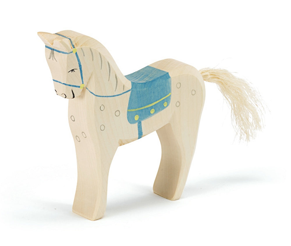 OSTHEIMER 42193 Pferd (Sattel) II aus Holz Weihnachten Krippenfiguren