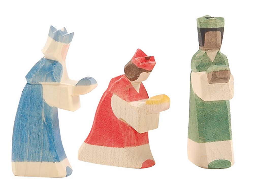 OSTHEIMER 66530 Königsgruppe Serie MINI 3 teilig mit Holzkiste Weihnachtskrippen Miniaturen