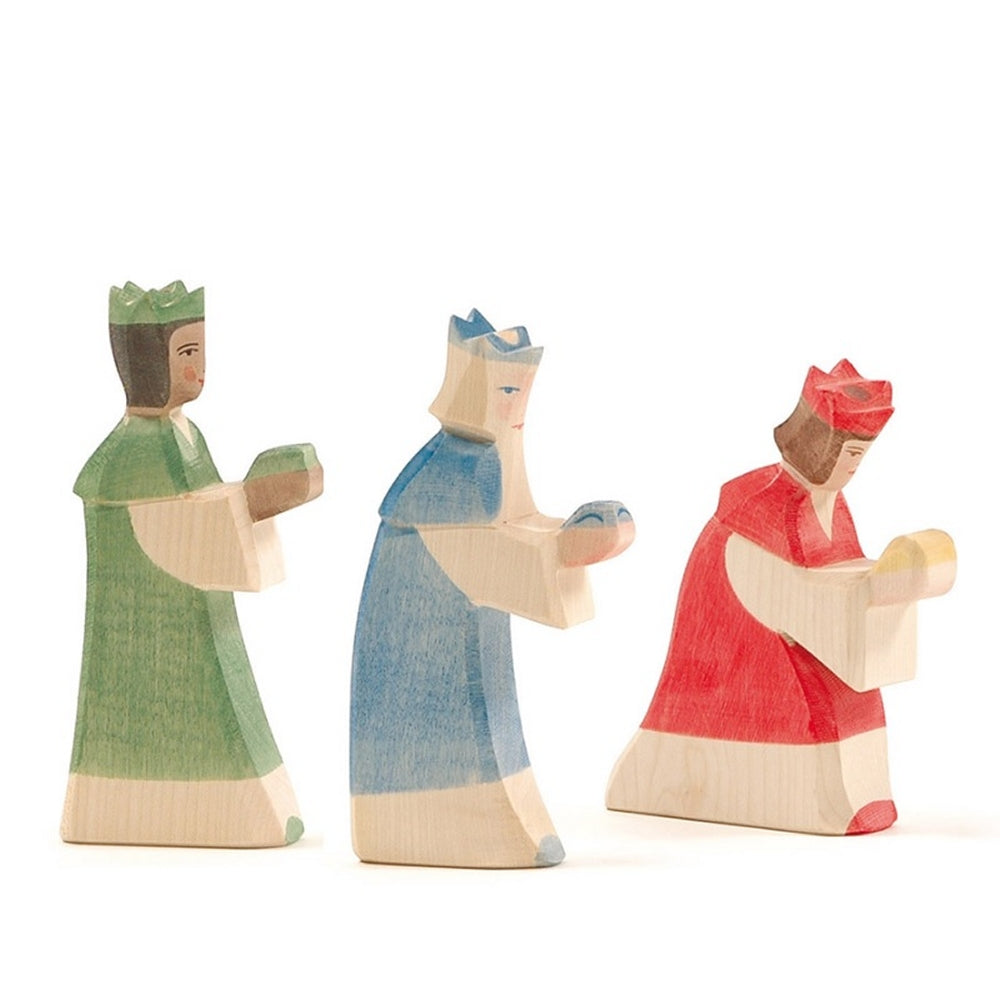 OSTHEIMER 4180 Set Königsgruppe 3 Figuren aus Holz Serie Classic