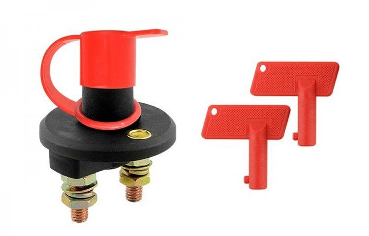 ProPlus 347027 Trennschalter für Batterie mit 2 Schlüsseln für 12 / 24 Volt