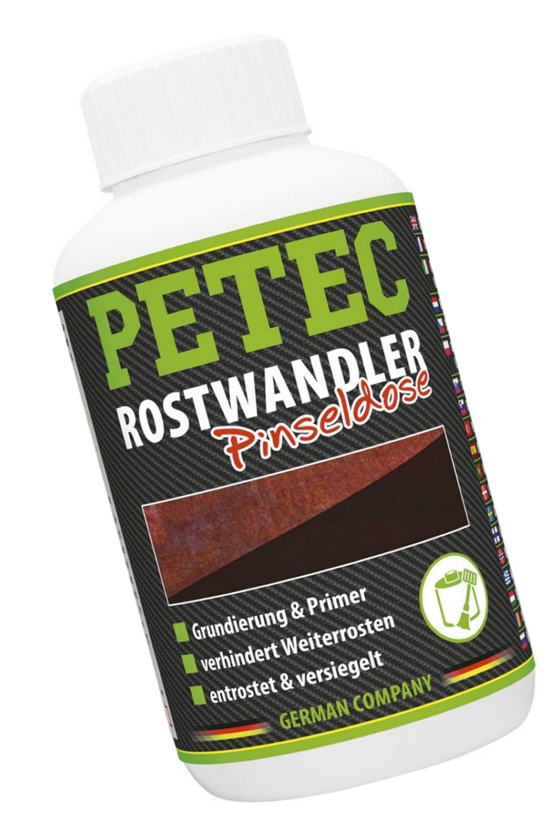 PETEC 70042 Rostwandler Pinseldose 250ml Grundierung Primer Überlackierbar