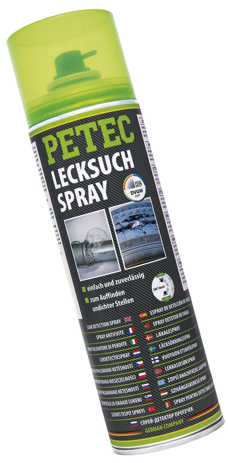 PETEC 70750 Lecksuchspray Leckage Undichte Stelle Suchen Spray 400ml