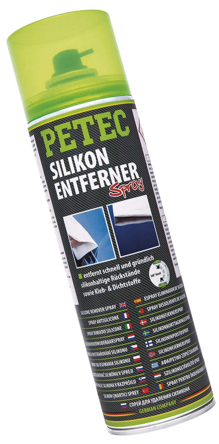 PETEC 70950 Silikonentferner Spray 500ml Transparent Silikon Entferner