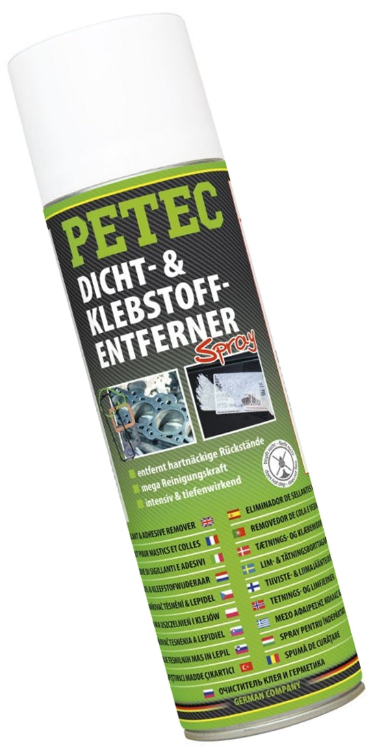 PETEC 82150 Dichtstoff Klebstoff Entferner Spray 500ml Entfernerspray