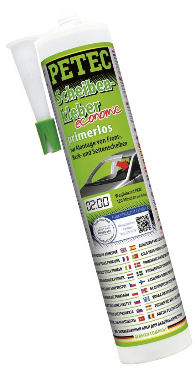 PETEC 84290 Scheibenkleber Economic Kartusche 290ml Scheibenmontage