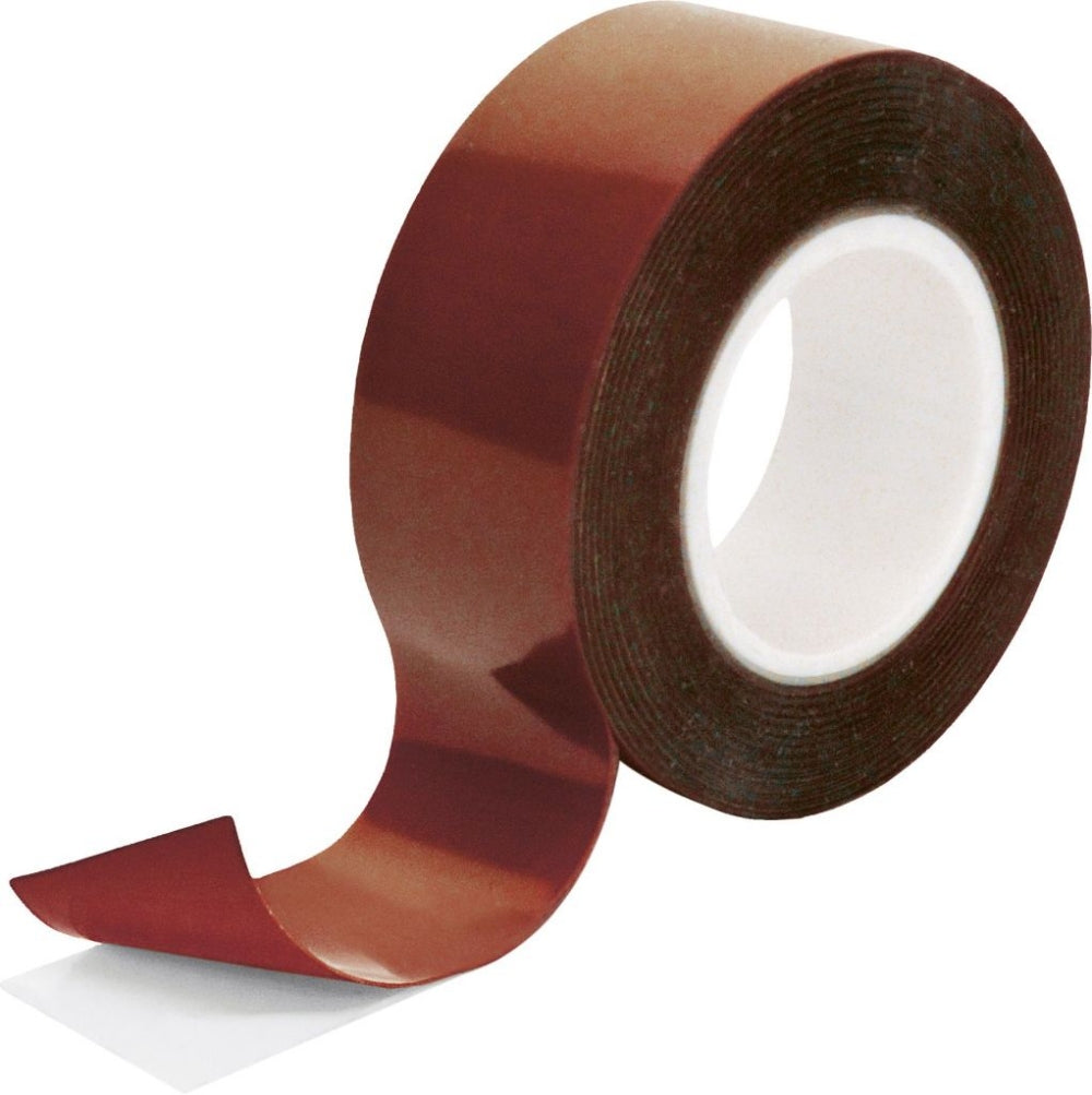 PETEC 87192 Montageband Transparent SB-Karte Rolle 2m x 19mm x 0,2mm doppelseitig klebend