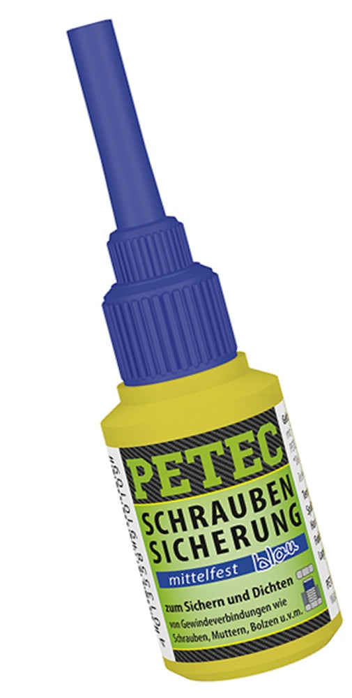 PETEC 91010 Schraubensicherung Mittelfest Blau 10g Schrauben Sicherung