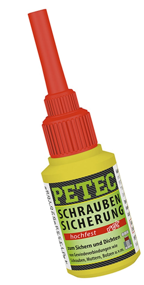 PETEC 92010 Schraubensicherung Hochfest Rot 10g Schrauben Sicherung