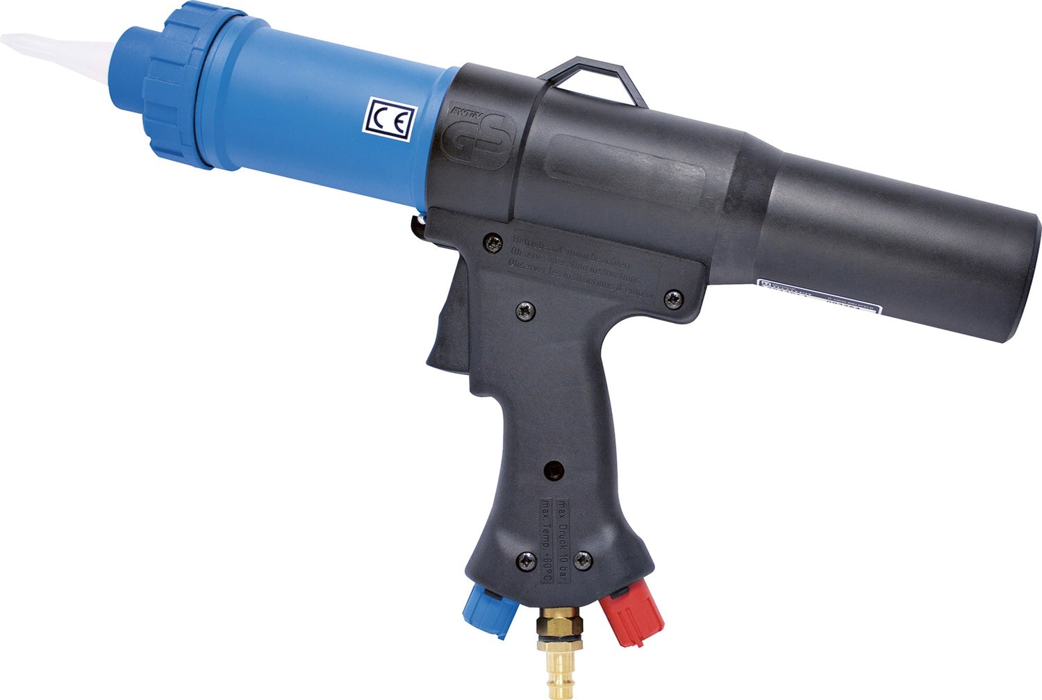 PETEC 94333 Teleskop Druckluftpistole Multipress Kartuschenpistole