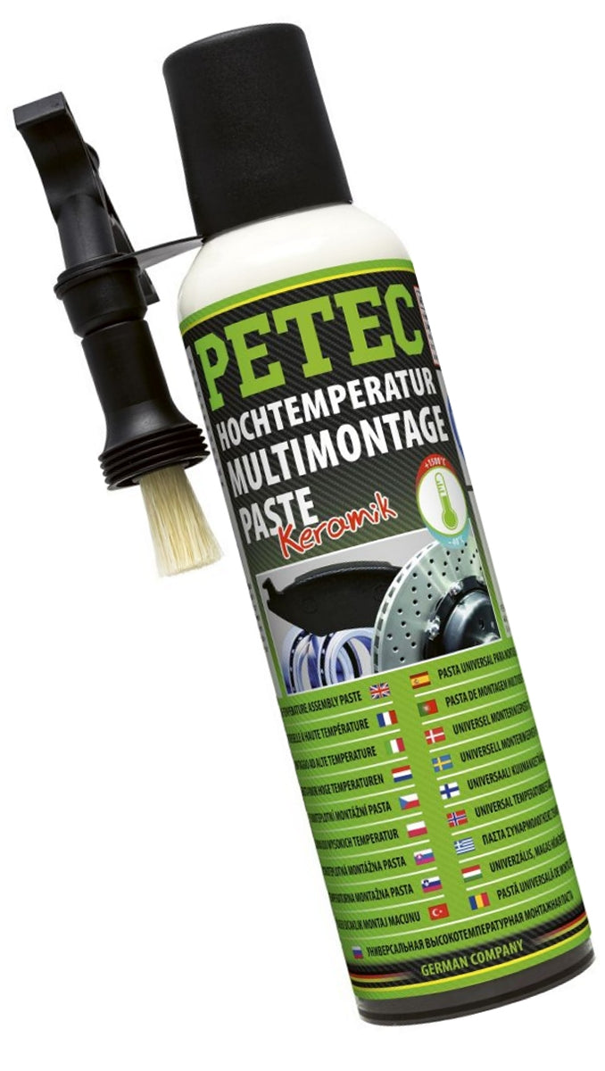 PETEC 94420 Hochtemperatur Multimontagepaste Pinseldose 200ml Langzeitschmierung