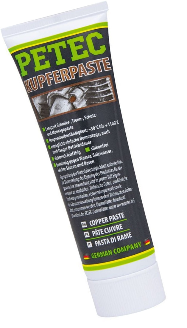 PETEC 94550 Kupferpaste Tube 55ml Kupfer Paste Langzeitschmierung