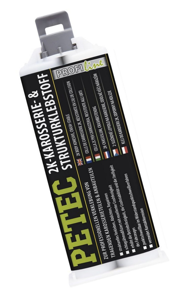 PETEC 98155 2K Karosserieklebstoff Strukturklebstoff Crashstabil Tube 50ml