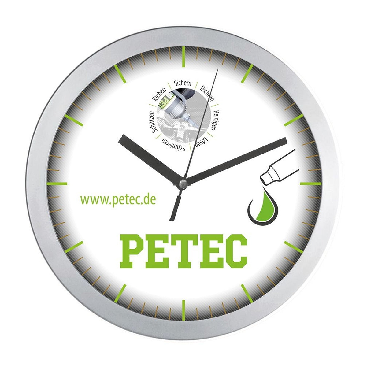 PETEC 99277 Service Paket Servicezeit Technische Sprays Reinigung Werkstattaktion Wanduhr