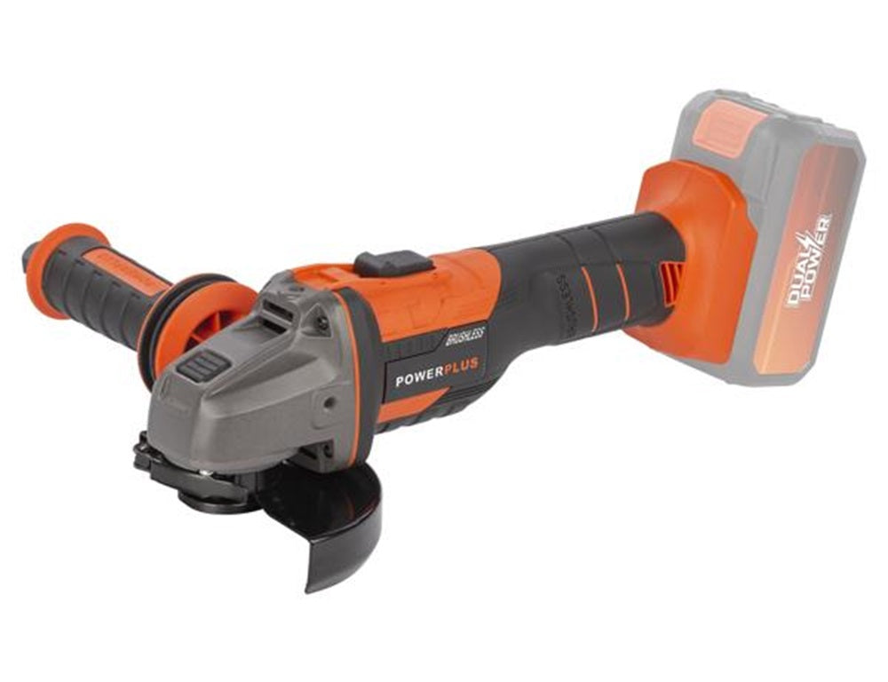 VARO POWDP35170 Powerplus Akku Winkelschleifer bürstenlos 40V Ø125mm ohne Batterie und Ladegerät