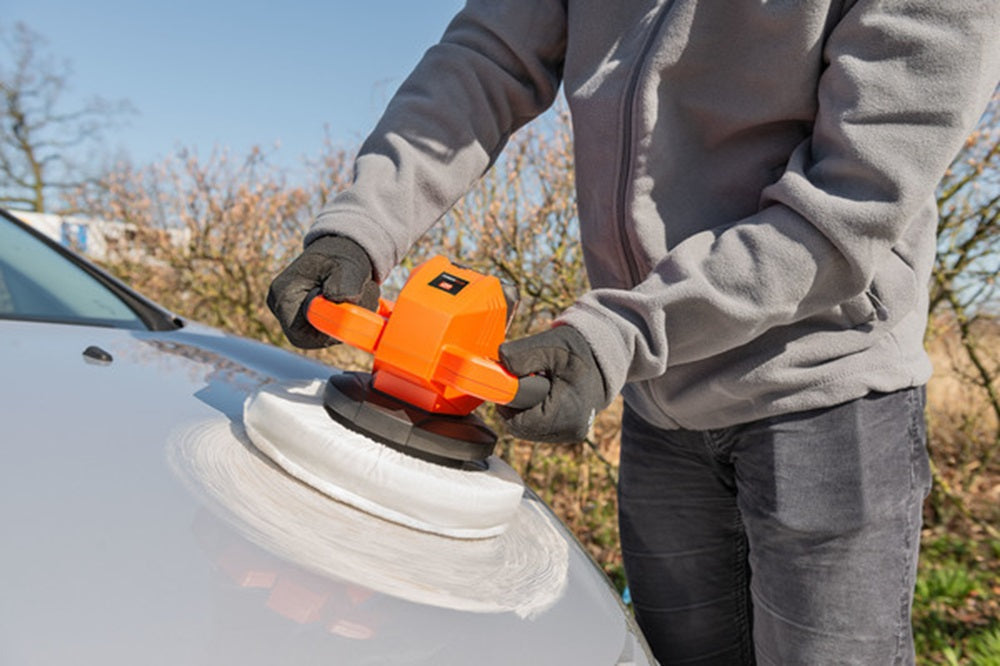 VARO POWDP4040 Powerplus Akku Poliermaschine 20V Ø240mm mit Zubehör ohne Batterie und Ladegerät