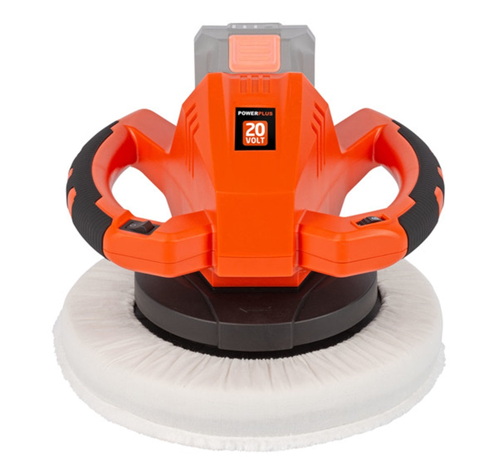 VARO POWDP4040 Powerplus Akku Poliermaschine 20V Ø240mm mit Zubehör ohne Batterie und Ladegerät