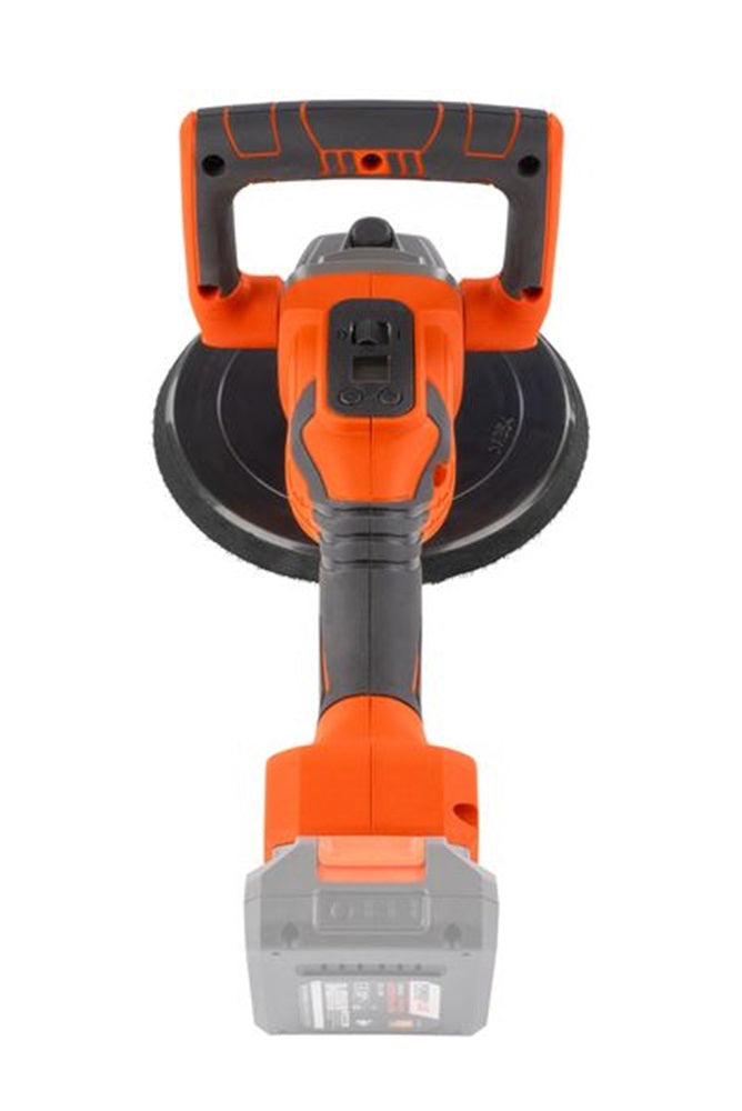 VARO POWDP4070 Powerplus Winkelpoliermaschine bürstenlos 20V Ø180mm mit Zubehör ohne Batterie und Ladegerät