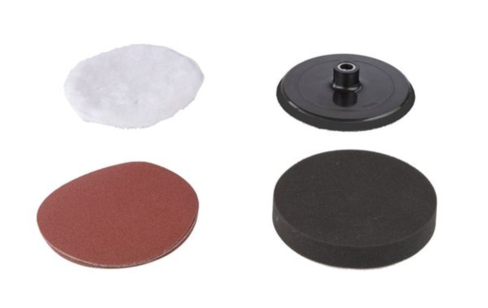 VARO POWDP4070 Powerplus Winkelpoliermaschine bürstenlos 20V Ø180mm mit Zubehör ohne Batterie und Ladegerät