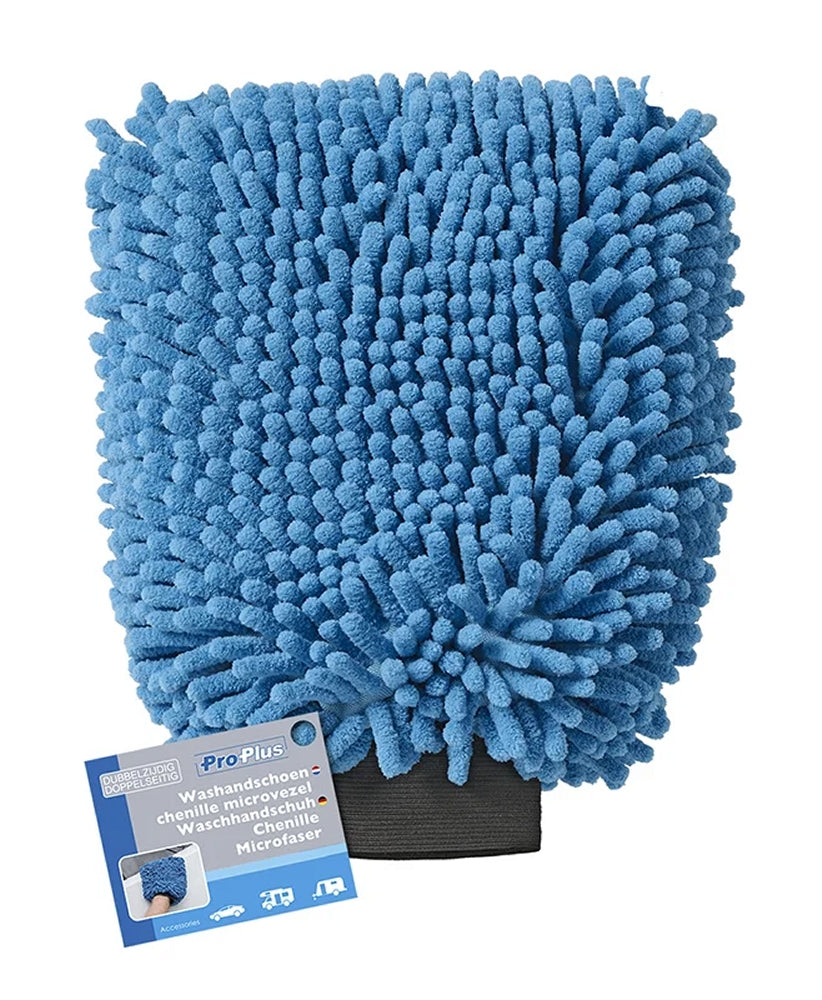 ProPlus 150176 Waschhandschuh doppelseitig Chenille Mikrofaser