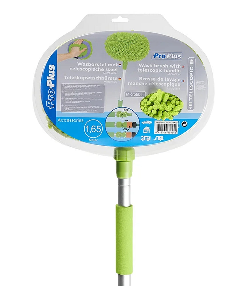 ProPlus 150650 Waschbürste Teleskopstil Chenille Microfaser 1,65m