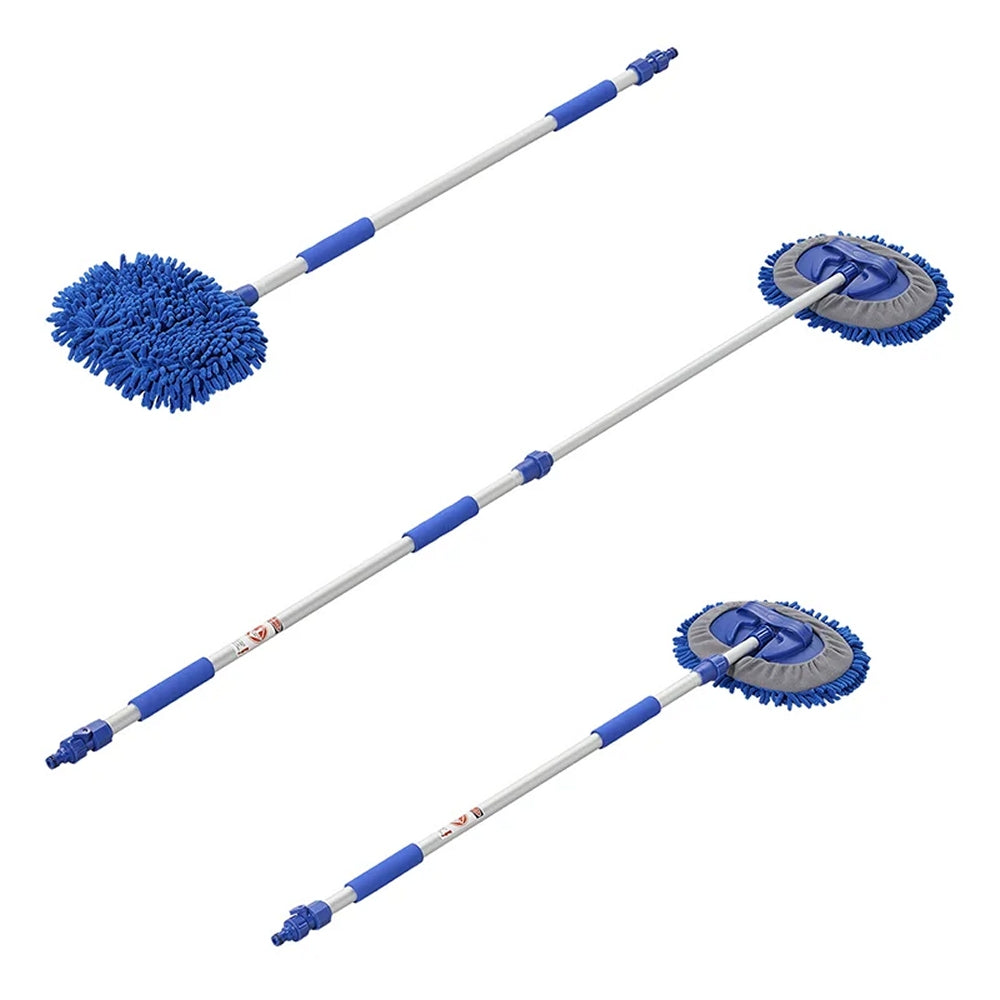 ProPlus 150650V01 Waschbürste Teleskopstil Chenille Microfaser 1,65m Blau