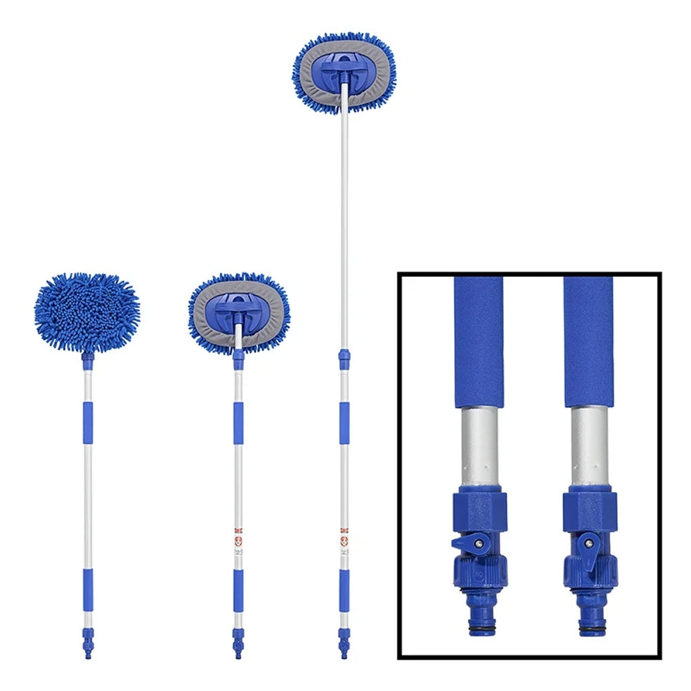 ProPlus 150650V01 Waschbürste Teleskopstil Chenille Microfaser 1,65m Blau
