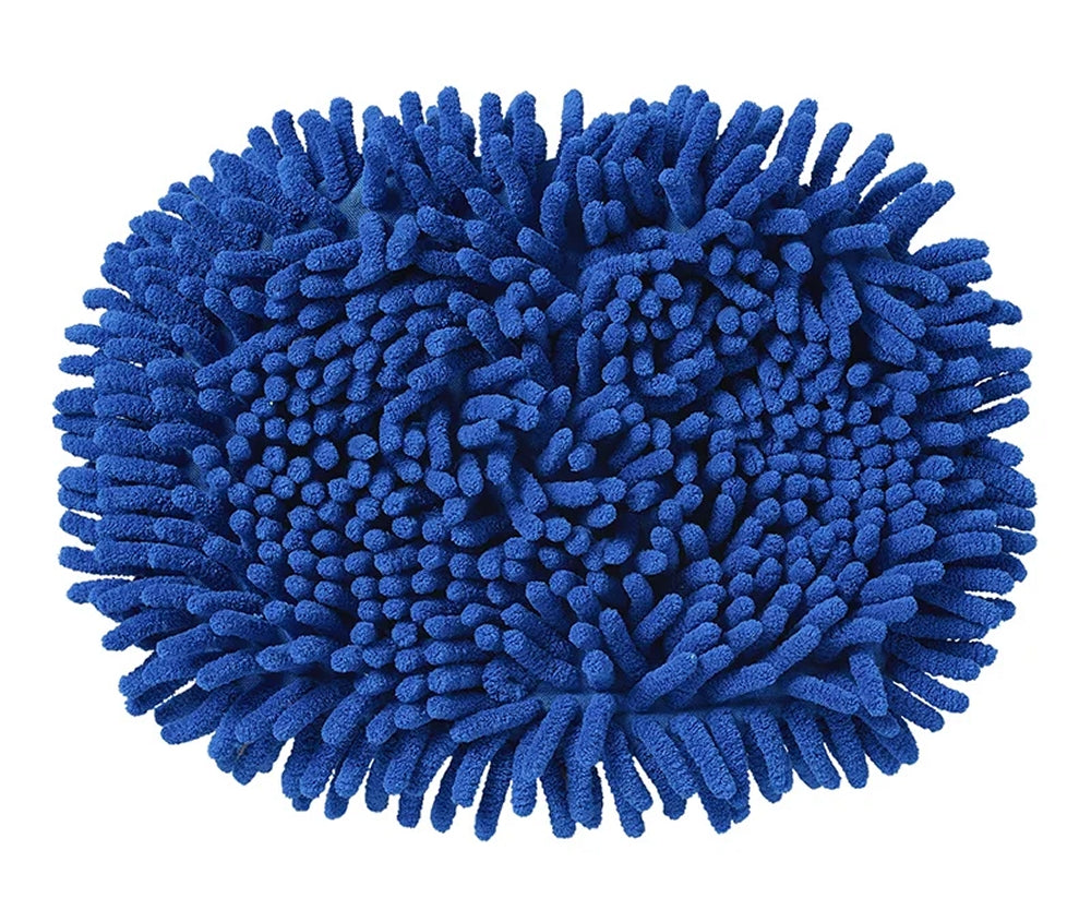 ProPlus 150656V01 Chenille Microfaser Bürstenüberzug für Teleskopwaschbürste 150650V01/150652V01 Blau