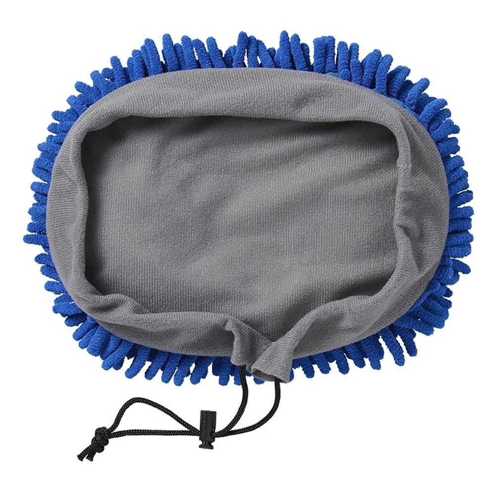 ProPlus 150656V01 Chenille Microfaser Bürstenüberzug für Teleskopwaschbürste 150650V01/150652V01 Blau