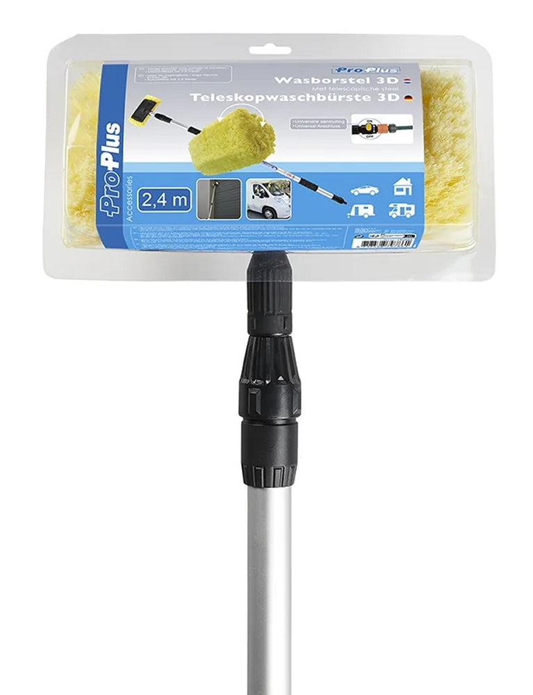 ProPlus 150685 Waschbürste 3D Struktur Teleskopstil 2,4m