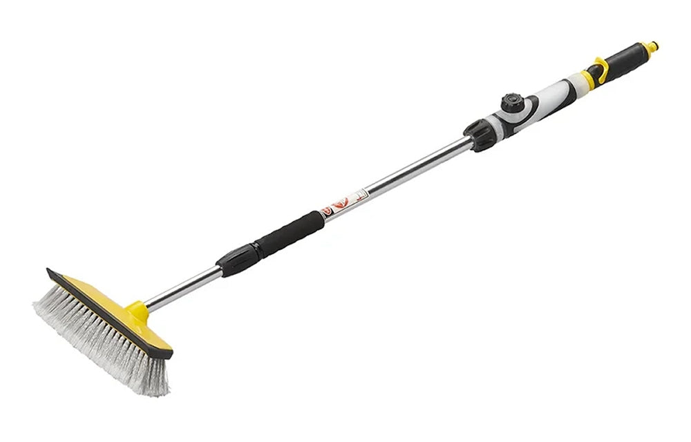 ProPlus 150689 Waschbürste Teleskopstil 0,92-1,5m mit Abstreifer und Seifenspender