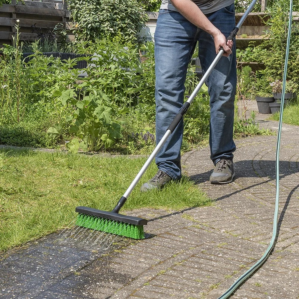 ProPlus 150720 Wasserbesen mit Gartenschlauchanschluss Teleskopstiel 82,5-210,5cm