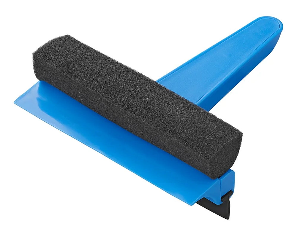 ProPlus 150890 Fensterabzieher 13,5cm mit Schwamm und Eiskratzer 3 in 1