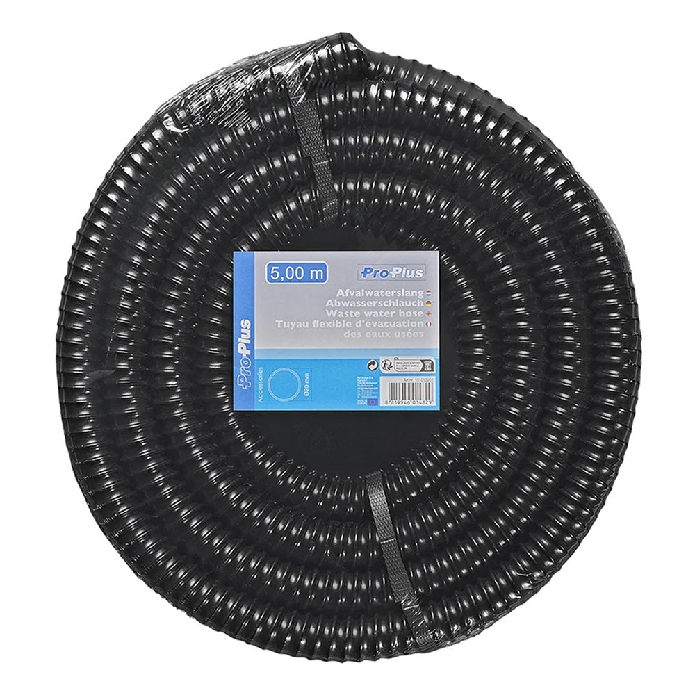 ProPlus 151010V01 Abwasserschlauch 5,0 Meter Ø20mm Schmutzwasserschlauch