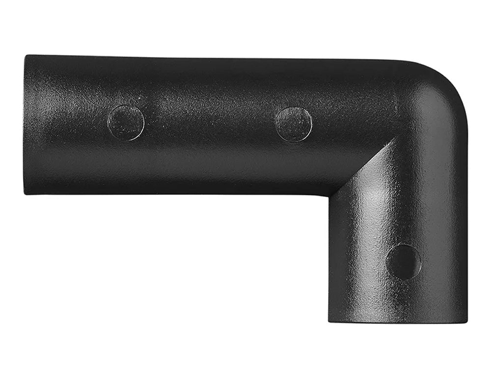 ProPlus 151015V02S Abwasserrohr 90° ungleichschenkelig PE schwarz im Blister