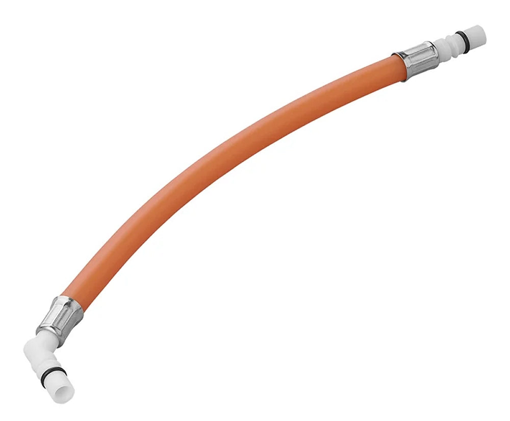 ProPlus 151209V03 Flexibler Schlauchanschluss 25cm rot für Warmwasser 45° Tülle