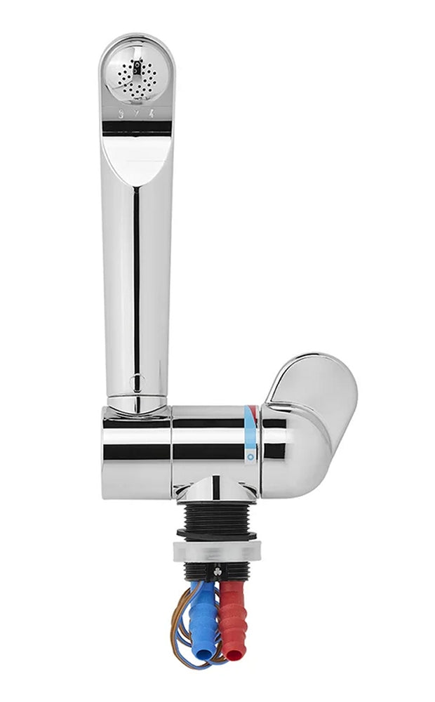 ProPlus 151214V02S Mischbatterie Style 3000 12V Ø27mm gebogener Auslauf